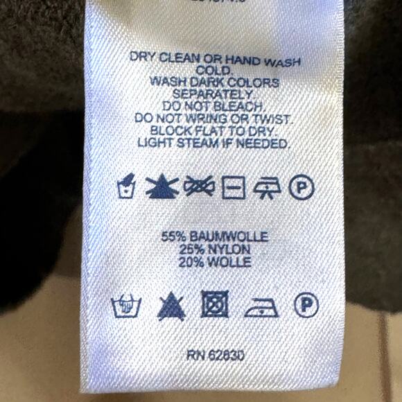 LANDS END Wool Blend Sweater Size 2X Grey Minimal Fall Winter Capsule Basic - Picture 6 of 8